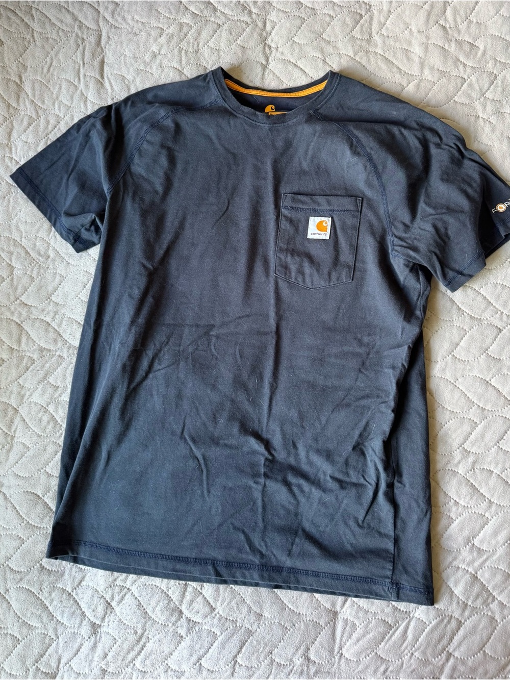 Carhartt Men's Dark Navy Short-Sleeve Pocket Tee